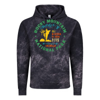 Cloud Black womens rocky mountain national park hiking travel souvenir novelty v n Vintage Hoodie - trangStudio