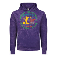 Cloud Purple womens rocky mountain national park hiking travel souvenir novelty v n Vintage Hoodie - trangStudio