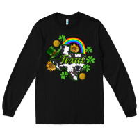 Black Texas map St. Patrick's Long Sleeve Tee - CowGirlArtShop