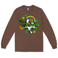 Chestnut Texas map St. Patrick's Long Sleeve Tee - CowGirlArtShop