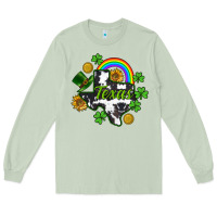 Matcha Texas map St. Patrick's Long Sleeve Tee - CowGirlArtShop