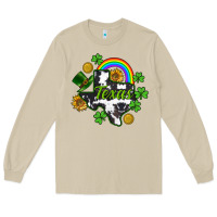 Mushroom Texas map St. Patrick's Long Sleeve Tee - CowGirlArtShop