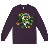 Plum Texas map St. Patrick's Long Sleeve Tee - CowGirlArtShop