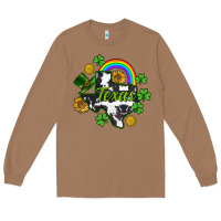 Toasted Coconut Texas map St. Patrick's Long Sleeve Tee - CowGirlArtShop