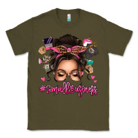 Army Green Small business messy bun Classic Tee - texasbilliewilder