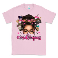 Bubblegum Pink Small business messy bun Classic Tee - texasbilliewilder