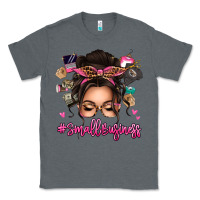 Charcoal Heather Small business messy bun Classic Tee - texasbilliewilder