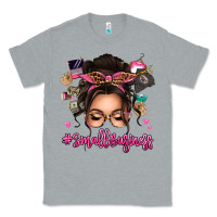Heather Grey Small business messy bun Classic Tee - texasbilliewilder