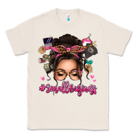 Natural Small business messy bun Classic Tee - texasbilliewilder
