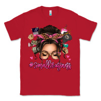 Red Small business messy bun Classic Tee - texasbilliewilder