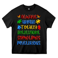 Black always unique totally intelligent sometimes myster Heavy Core Tee - Artiststas