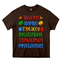 Chocolate Brown always unique totally intelligent sometimes myster Heavy Core Tee - Artiststas