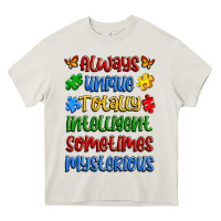 Cream always unique totally intelligent sometimes myster Heavy Core Tee - Artiststas