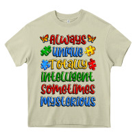 Mossy always unique totally intelligent sometimes myster Heavy Core Tee - Artiststas