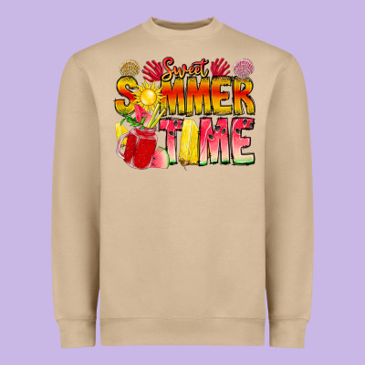 Sweet Summer Time Heavyweight Sweatshirt Designed By Cowhidedigitalart