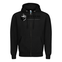 Black stevens institute of technology Zipper Hoodie - SnappyArt
