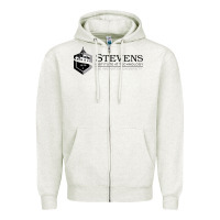 Oatmeal Heather stevens institute of technology Zipper Hoodie - SnappyArt