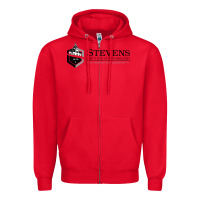 Red stevens institute of technology Zipper Hoodie - SnappyArt