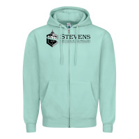 Seafoam stevens institute of technology Zipper Hoodie - SnappyArt