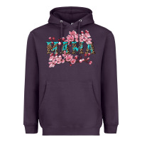 Plum mama with cherry blossoms Heavyweight Hoodie - Artiststas