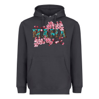 Smoke mama with cherry blossoms Heavyweight Hoodie - Artiststas