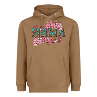Toasted Coconut mama with cherry blossoms Heavyweight Hoodie - Artiststas