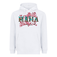 White mama with cherry blossoms Heavyweight Hoodie - Artiststas