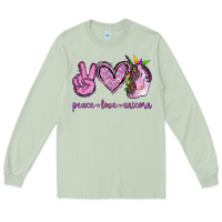 Matcha Peace Love Unicorn Long Sleeve Tee - Jasminsmagicworld