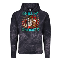 Cloud Black chillin with my gnomies Vintage Hoodie - CowGirlArtShop