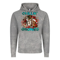 Cloud Rock chillin with my gnomies Vintage Hoodie - CowGirlArtShop