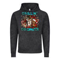 Vintage Black chillin with my gnomies Vintage Hoodie - CowGirlArtShop
