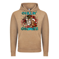 Vintage Coffee chillin with my gnomies Vintage Hoodie - CowGirlArtShop
