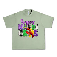 Oil Green happy mardi gras Urban Heavy Tee - CowGirlArtShop