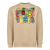 Mushroom Summer Vibes Heavyweight Sweatshirt - CowhideDigitalArt