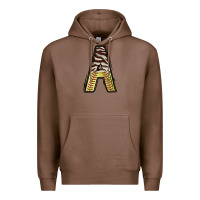 Chestnut softball alphabet a Premium Hoodie - CowhideDigitalArt