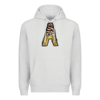 Dove Grey softball alphabet a Premium Hoodie - CowhideDigitalArt