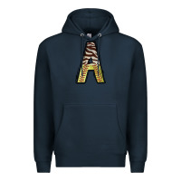 Navy softball alphabet a Premium Hoodie - CowhideDigitalArt