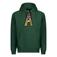 Sports Green softball alphabet a Premium Hoodie - CowhideDigitalArt