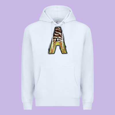 Softball Alphabet A Premium Hoodie Designed By Cowhidedigitalart