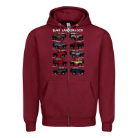 Burgundy BJ4 FJ40 Landcruiser all colors T-Shirt Birthday Gift Zipper Hoodie - trangStudio
