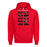 Red BJ4 FJ40 Landcruiser all colors T-Shirt Birthday Gift Zipper Hoodie - trangStudio