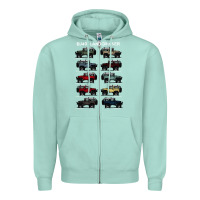 Seafoam BJ4 FJ40 Landcruiser all colors T-Shirt Birthday Gift Zipper Hoodie - trangStudio