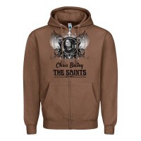 Chestnut Chris Bailey Zipper Hoodie - FloraArt