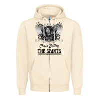 Sandshell Chris Bailey Zipper Hoodie - FloraArt