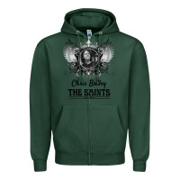 Sports Green Chris Bailey Zipper Hoodie - FloraArt