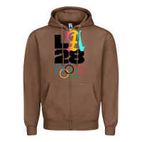 Chestnut 2028 summer olympics Zipper Hoodie - FloraArt