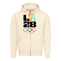 Sandshell 2028 summer olympics Zipper Hoodie - FloraArt