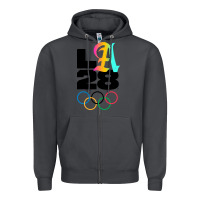 Smoke 2028 summer olympics Zipper Hoodie - FloraArt