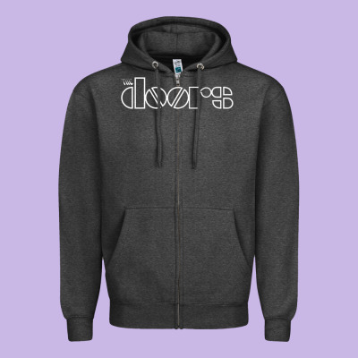 The 'doors Zipper Hoodie Designed By Floraart