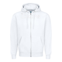White THE 'DOORS Zipper Hoodie - FloraArt